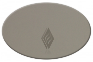 Bronze Elliptical Oval Annealed Glass