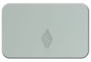 Frosted Rounded Corners Tempered Glass