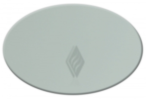 Frosted Elliptical Oval Annealed Glass
